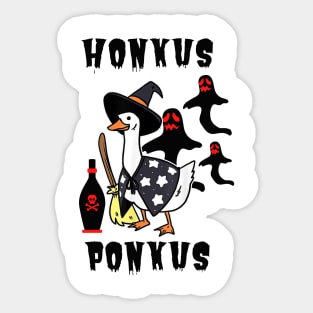 Honkus Ponkus | Honkus Ponkus Duck | Halloween Sticker